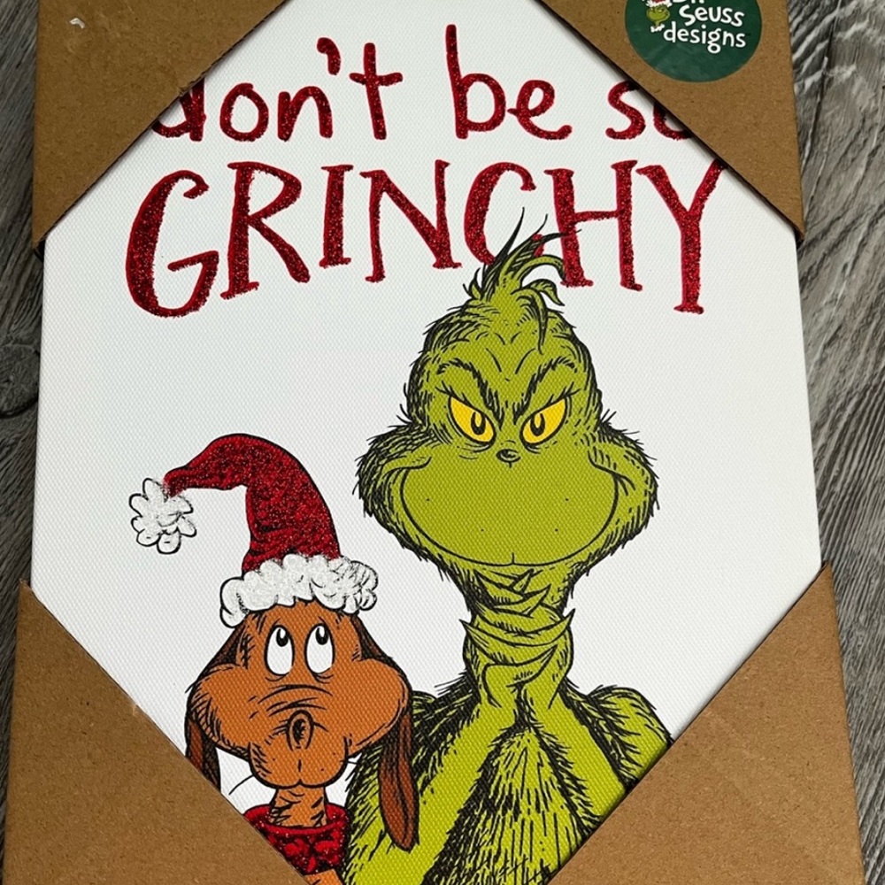 Grinch Canvas - perfect for your Grinchmas theme